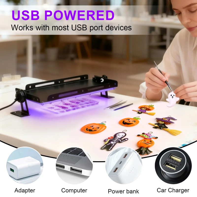 Ultra Bright LED UV Curing Lam - đánh giá và giá Jewelry Making Dc